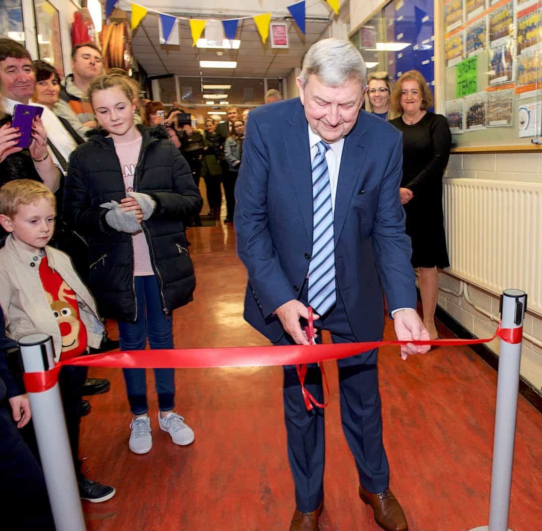 Official Opening of the Sports Hall by Mr. Paddy Taylor
