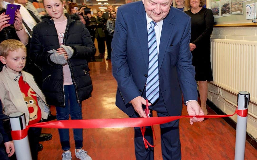 Official Opening of the Sports Hall by Mr. Paddy Taylor